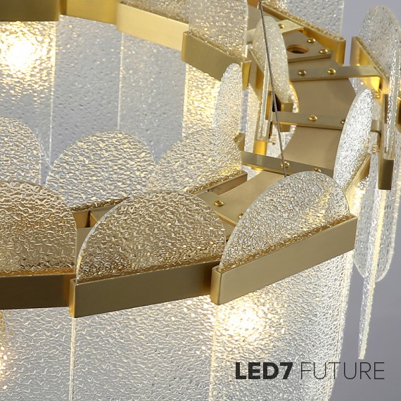 Loft Industry Modern - Leaf Circle PV Chandelier